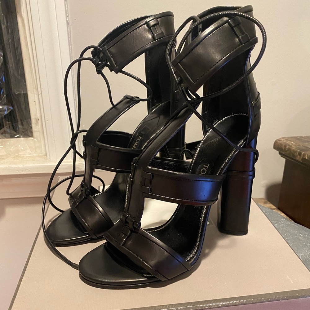 Tom Ford Patchwork Cage Sandal